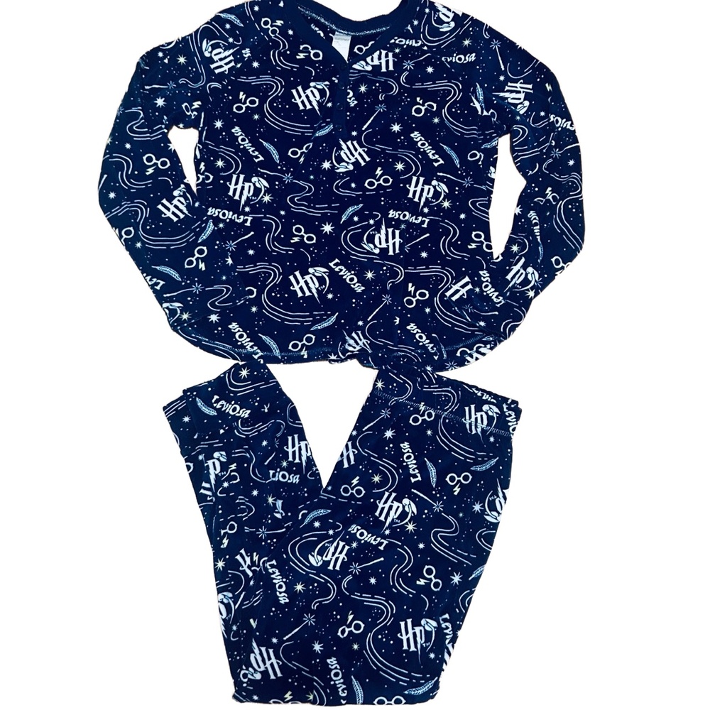 Harry Potter Fleece Pajama Set Women’s Size Medium (8–10)
